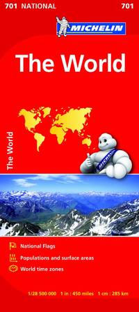 The World NATIONAL Map (Michelin National Maps)