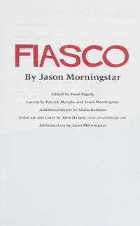 Fiasco Role Playing Game