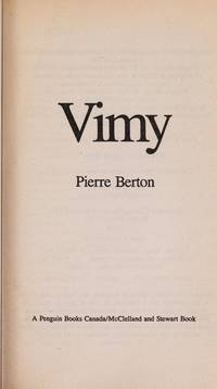 Vimy (ISBN: 9780771013393)