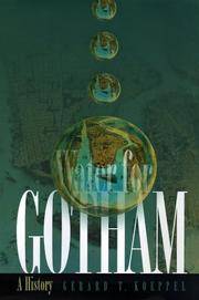 image of Water for Gotham: A History.