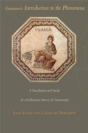 Geminos's Introduction to the Phenomena. A…