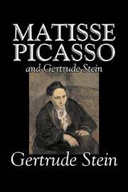 cover of Matisse Picasso and Gertrude Stein