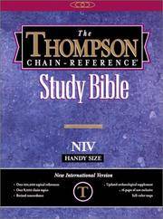 Thompson Chain Reference Bible (Style 839burgundy index) - Handy Size NIV - Bonded Leather by Frank Charles Thompson - 2010-11-02