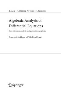 ALGEBRAIC ANALYSIS OF DIFFERENTIAL EQUATIONS