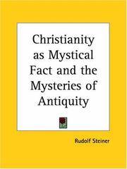 image of Christianity as Mystical Fact and the Mysteries of Antiquity