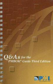 Q & As for the PMBOK Guide