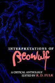 Interpretations of Beowulf: A Critical Anthology (A Midland Book)