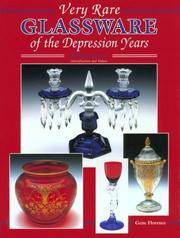 Very Rare Glassware Of the Depression Years, Fifth Series Identification and Values