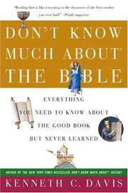 DONT KNOW MUCH ABOUT BIBLE