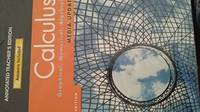 CALCULUS: Graphical, Numerical, Algebraic