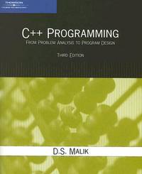 C++ Programming : From Problem Analysis to Program Design