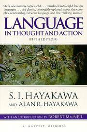 image of Language in Thought and Action: Fifth Edition