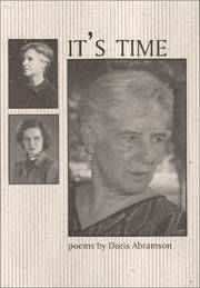 It&#039;s Time: Poems by Abramson, Doris - 1999