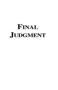 Final Judgment: The Missing Link in the JFK Assassination Conspiracy