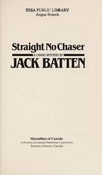 Straight No Chaser: A Crang Mystery