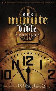 The Hcsb One Minute Bible For Students, Trade Paper