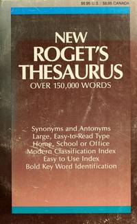 New Roget's Thesaurus Over 150,000 Words