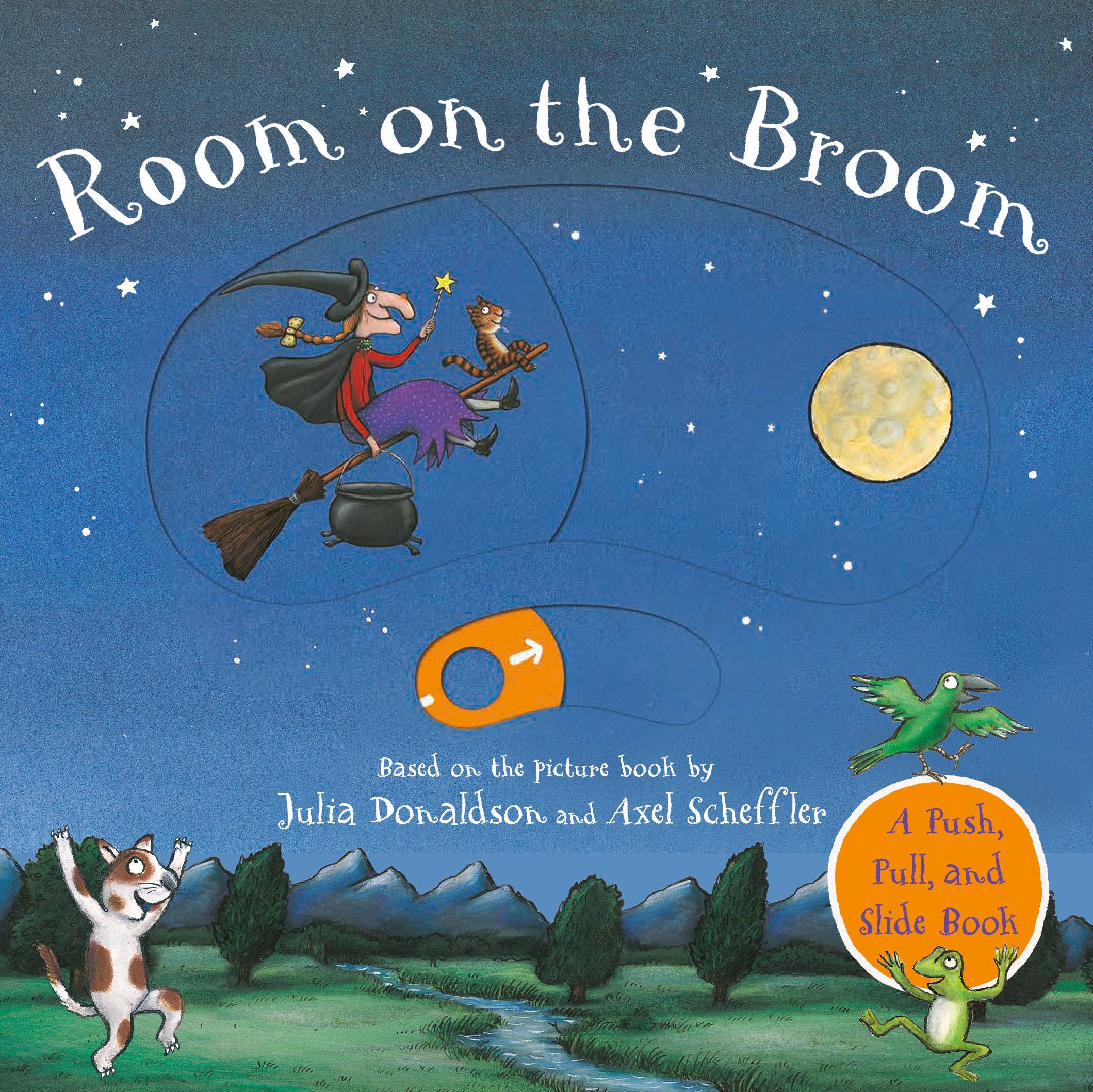 BIBLIO Room on the Broom PushPullSlide by Donaldson, Julia board