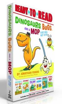 Dinosaurs, Bugs, and a Mop That Will Not Stop (Boxed Set): The Bug in the Bog; Nothing Fits a Dinosaur; Pill Bug Does Not Need Anybody; Try a Bite, ... Mop! (Ready-to-Read, Pre-Level 1 to Level 1)