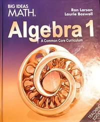 BIG IDEAS MATH Algebra 1: Common Core Teacher Edition 2015 by HOUGHTON MIFFLIN HARCOURT - 2014-07-22