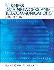 cover of Business Data Networks And Telecommunications