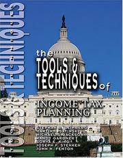 The Tools & Techniques of Income Tax Planning (The Tools & Techniques Series)