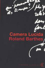 cover of Camera Lucida: Reflections on Photography
