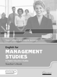 English for Management in Higher Education Studies: Teacher's Book (English for Specific Academic Purposes)