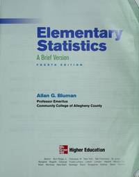 image of Elementary Statistics: A Brief Version (Annotated Instructor's Edition)