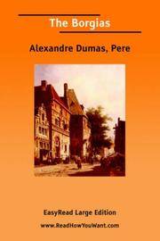 cover of The Borgias: Easyread Large Edition