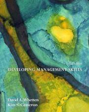 cover of Developing Management Skills