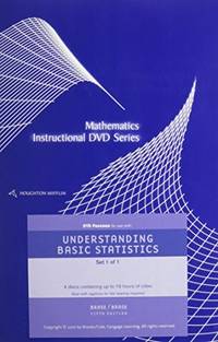 DVD for Brase/Brase&#039;s Understanding Basic Statistics, Brief, 5th by Brase, Charles Henry; Brase, Corrinne Pellillo - 2008-12-12