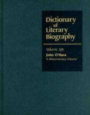 cover of John O'Hara : A Documentary Volume