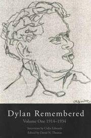 cover of Dylan Remembered: Vol. 1 1914-1934