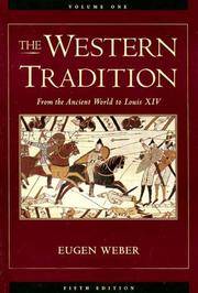 The Western Tradition, Vol 1