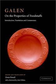 Galen: On the Properties of Foodstuffs