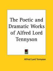 image of The Poetic and Dramatic Works of Alfred Lord Tennyson