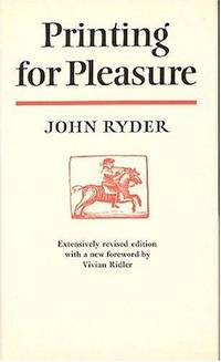 cover of Printing for Pleasure