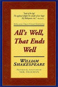 cover of All's Well That Ends Well (Applause Books)