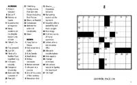 Jumbo Print Easy Crosswords #9 (Large Print Crosswords)