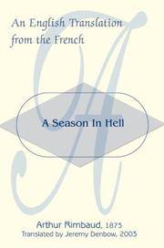 cover of A Season In Hell: An English Translation from the French