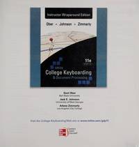 Gregg College Keyboarding and Document Processing Instructor Wraparound Edition, 11th Edition, Lessons 1-60 by Scot Ober