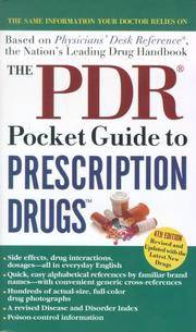 The PDR Pocket Guide to Prescription Drugs, 4th Edition