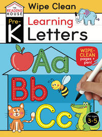Learning Letters (Pre-K Wipe Clean Workbook): Preschool Wipe Clean Activity Workbook, Ages 3-5,...