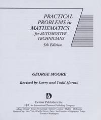Practical Problems in Mathematics for Automotive Technicians