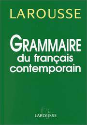 Grammaire du français contemporain 