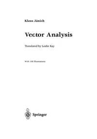Vector Analysis (Undergraduate Texts in Mathematics)