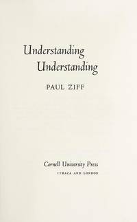 Understanding, Understanding