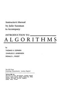 Introduction to Algorithms by Thomas H. Cormen - Paperback - 1990-06 - from Ergodebooks (SKU: SONG0070131449)