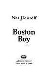 Boston Boy : A Memoir de Nat Hentoff - 1986